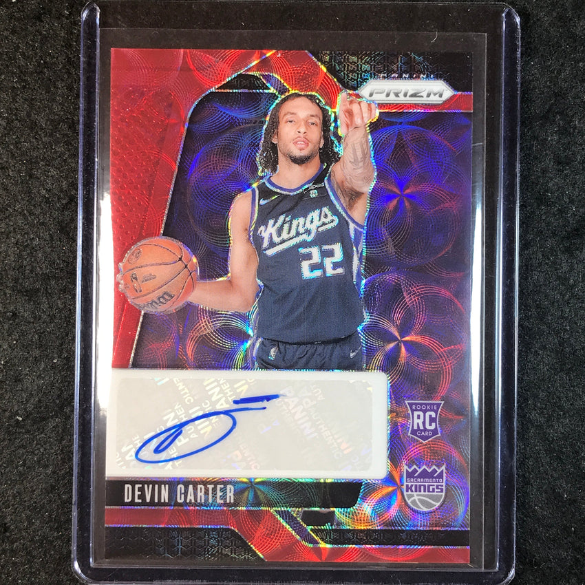 2024-25 Prizm DEVIN CARTER Rookie Signatures Auto Choice Red #DCK