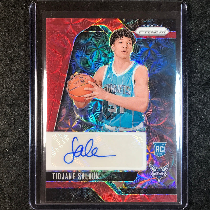 2024-25 Prizm TIDJANE SALAUN Rookie Signatures Auto Choice Red #TSH