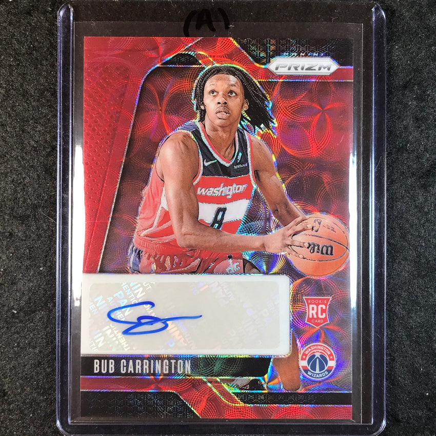 2024-25 Prizm BUB CARRINGTON Rookie Signatures Auto Choice Red #BCW (A)