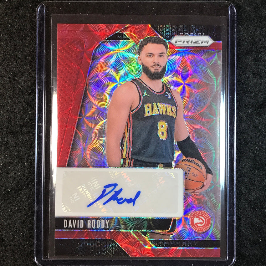 2024-25 Prizm DAVID RODDY Signatures Auto Choice Red #DRH