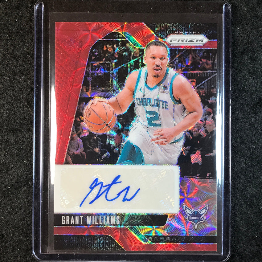 2024-25 Prizm GRANT WILLIAMS Signatures Auto Choice Red #GWH
