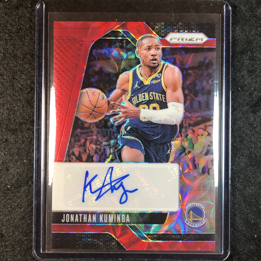 2024-25 Prizm JONATHAN KUMINGA Signatures Auto Choice Red #JKW