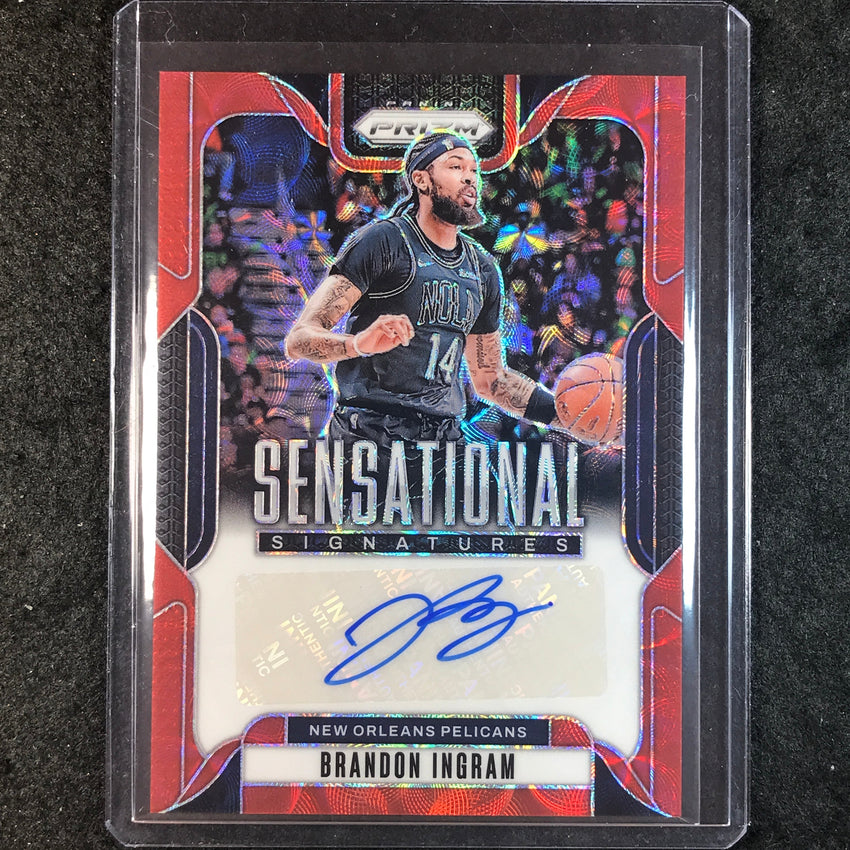 2024-25 Prizm BRANDON INGRAM Sensational Signatures Auto Choice Red #BRI