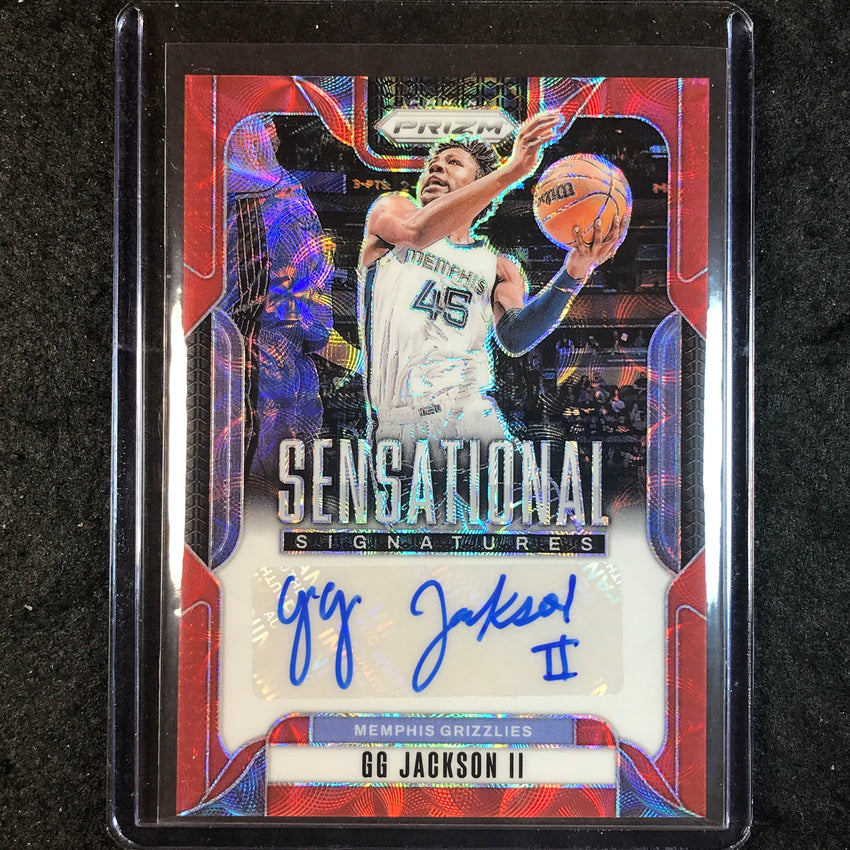 2024-25 Prizm GG JACKSON II Sensational Signatures Auto Choice Red #GGJ