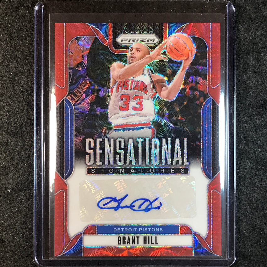 2024-25 Prizm GRANT HILL Sensational Signatures Auto Choice Red #GHP