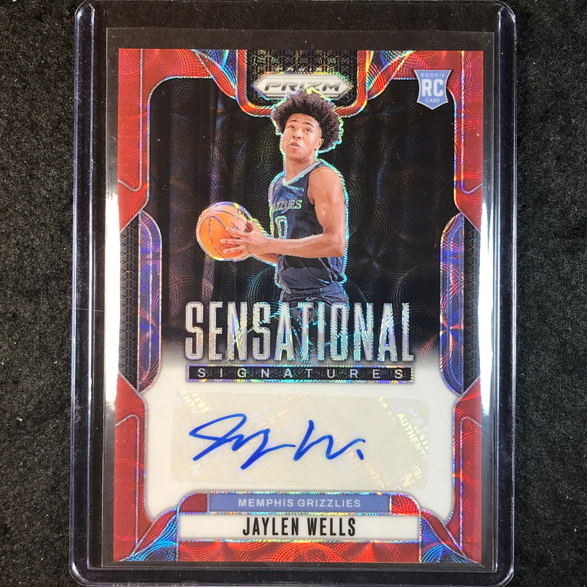 2024-25 Prizm JAYLEN WELLS Sensational Signatures Rookie Auto Choice Red #JWG