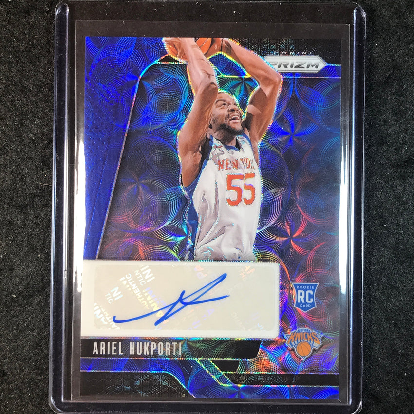 2024-25 Prizm ARIEL HUKPORTI Rookie Signatures Auto Choice Blue 41/49