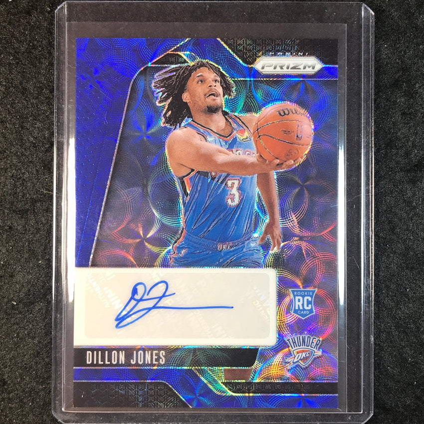 2024-25 Prizm DILLON JONES Rookie Signatures Auto Choice Blue 20/49