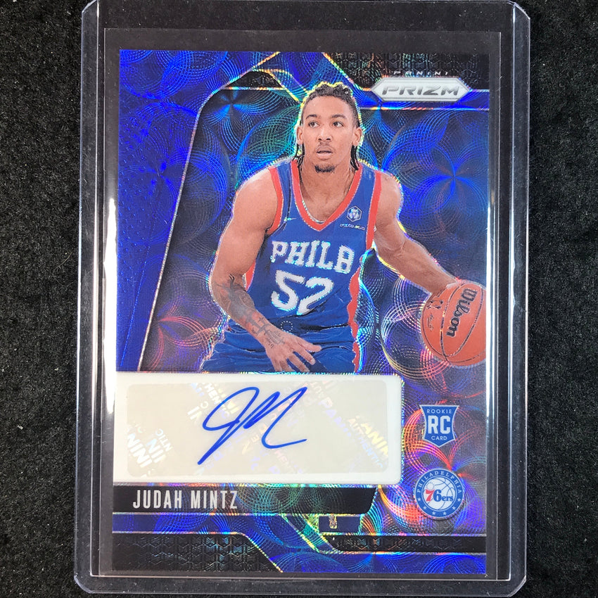 2024-25 Prizm JUDAH MINTZ Rookie Signatures Auto Choice Blue 31/49