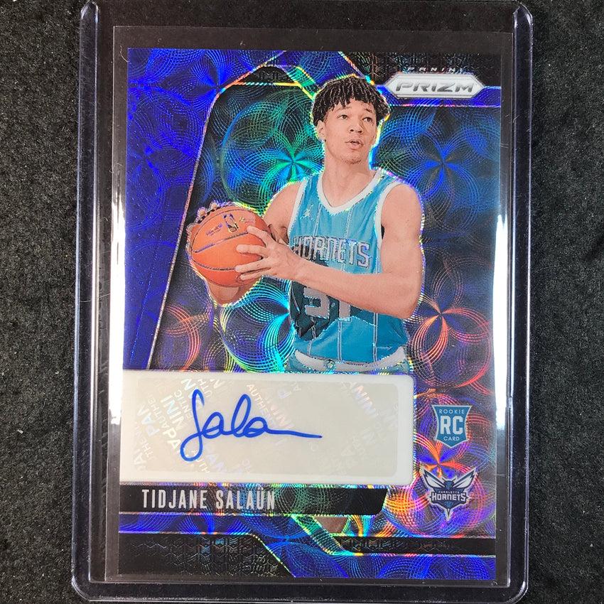 2024-25 Prizm TIDJANE SALAUN Rookie Signatures Auto Choice Blue 37/49