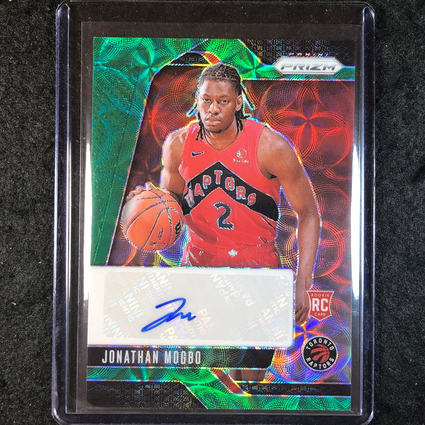 2024-25 Prizm JONATHAN MOGBO Rookie Signatures Auto Choice Green 3/8