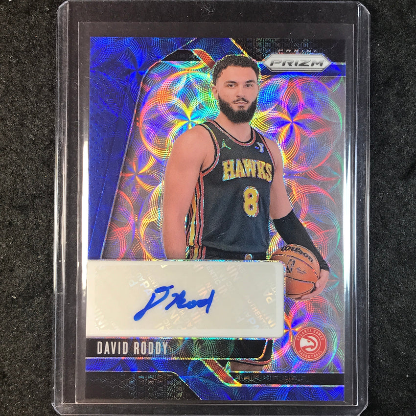 2024-25 Prizm DAVID RODDY Signatures Auto Choice Blue 26/49