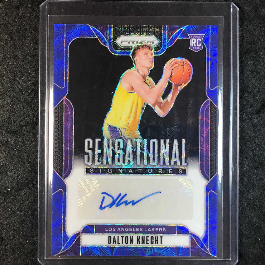 2024-25 Prizm DALTON KNECHT Sensational Signatures Rookie Auto Choice Blue 47/49