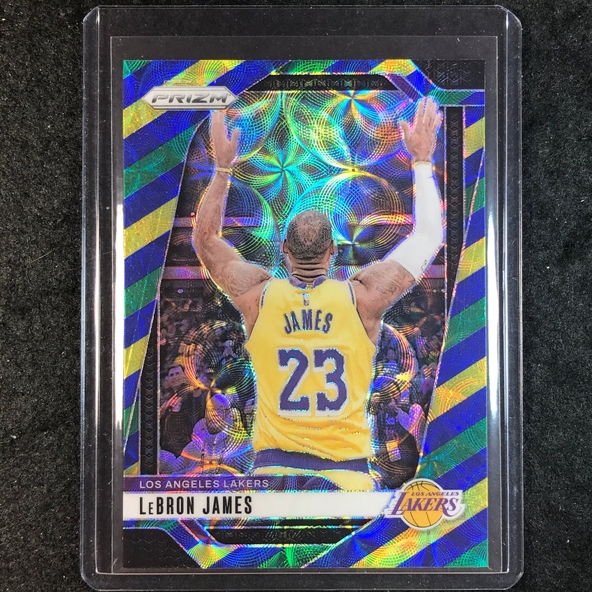 2024-25 Prizm LEBRON JAMES Choice Blue Yellow Green #130