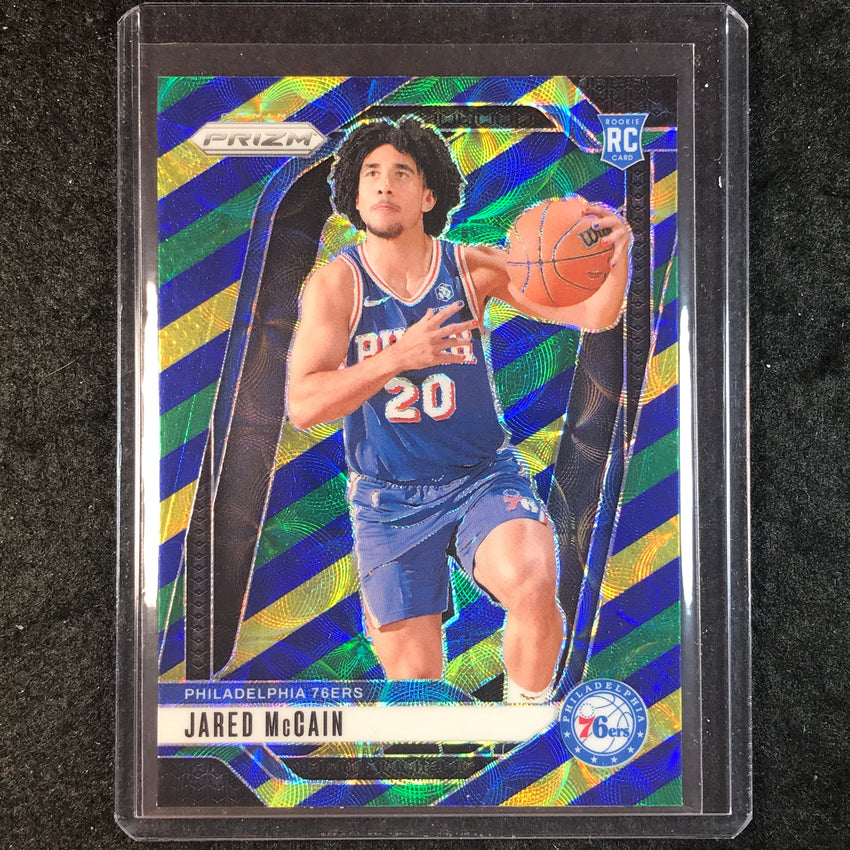 2024-25 Prizm JARED MCCAIN Rookie Choice Blue Yellow Green #222