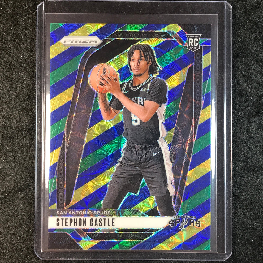2024-25 Prizm STEPHON CASTLE Rookie Choice Blue Yellow Green #234