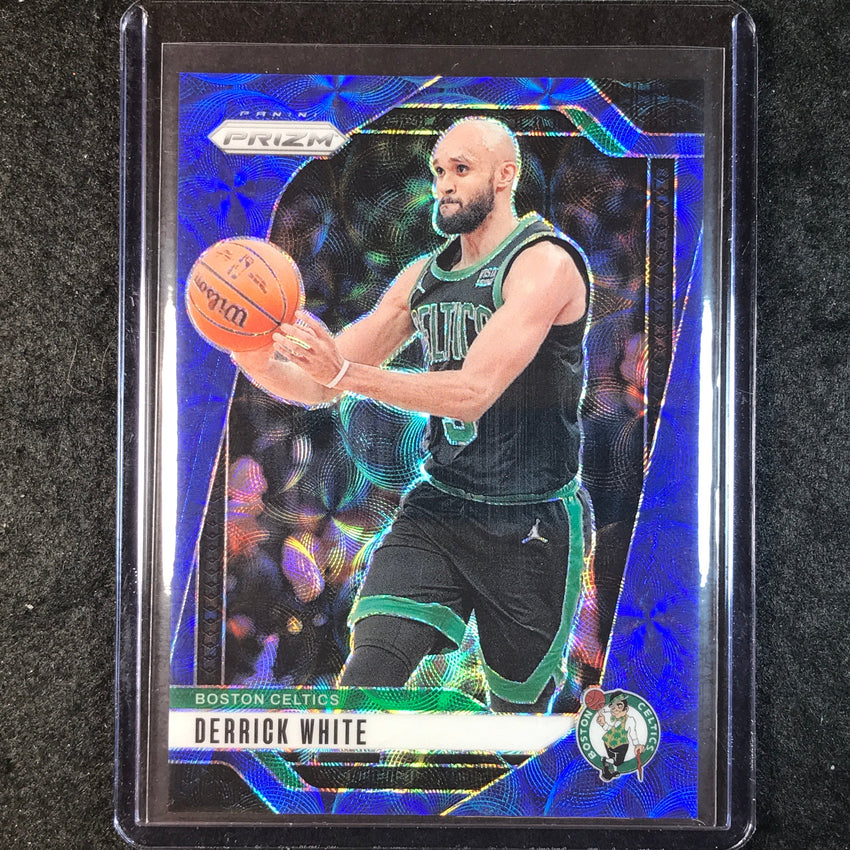 2024-25 Prizm DERRICK WHITE Choice Blue 19/49 #66