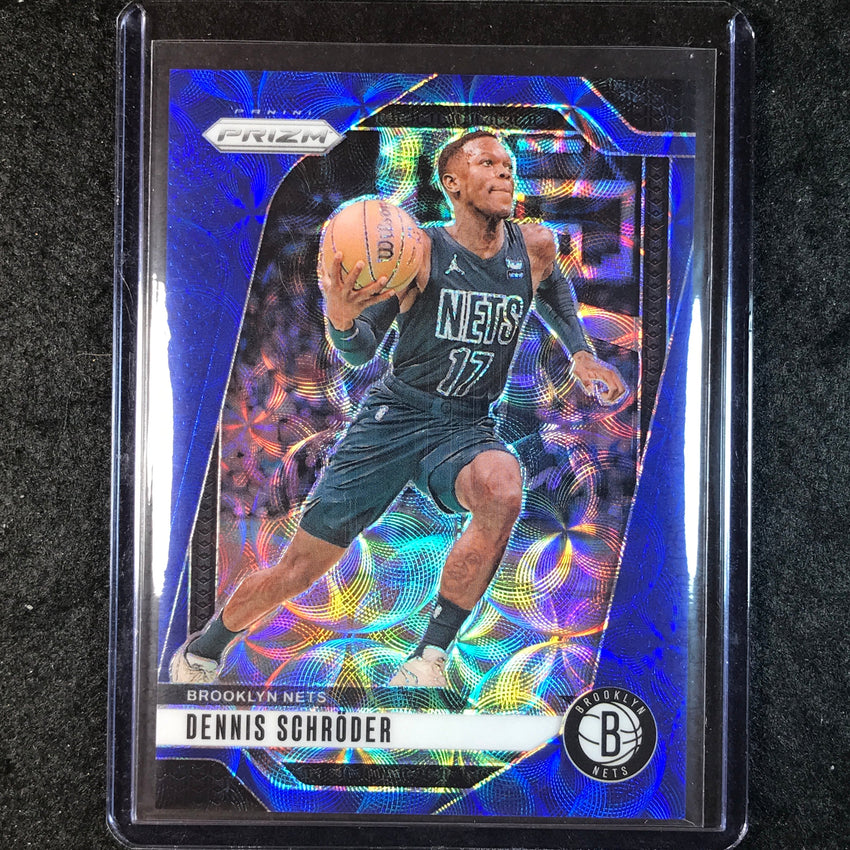 2024-25 Prizm DENNIS SCHRODER Choice Blue 11/49 #218