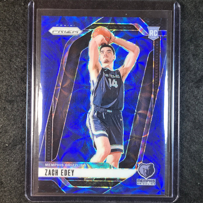 2024-25 Prizm ZACH EDEY Rookie Choice Blue 6/49 #249
