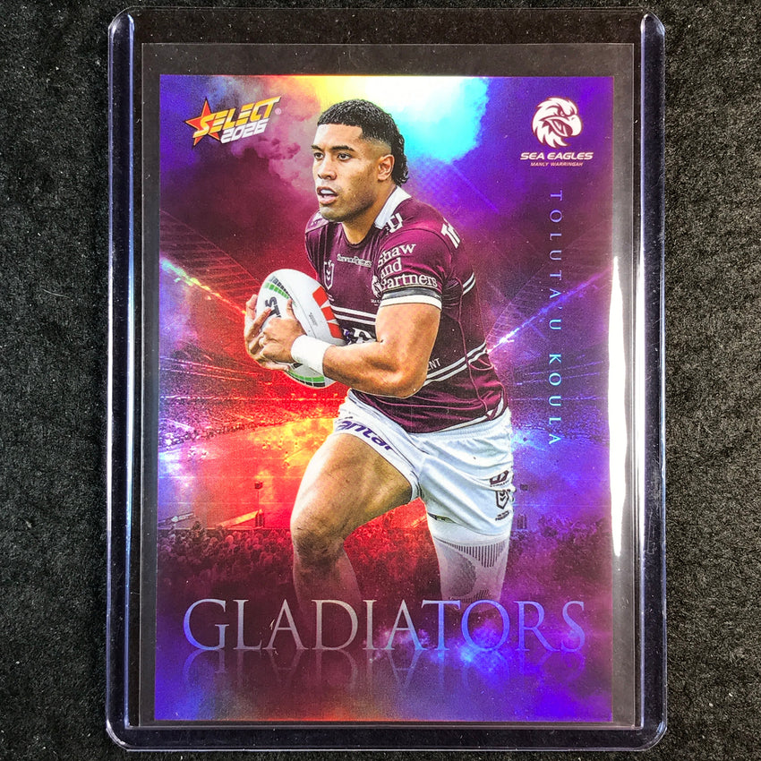 2026 Select NRL League Heroes TOLUTA'U KOULA Gladiators 323/599 #G57