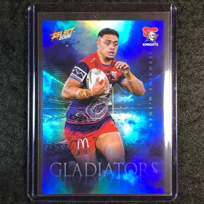 2026 Select NRL League Heroes JERMAINE MCEWEN Gladiators 355/599 #G77