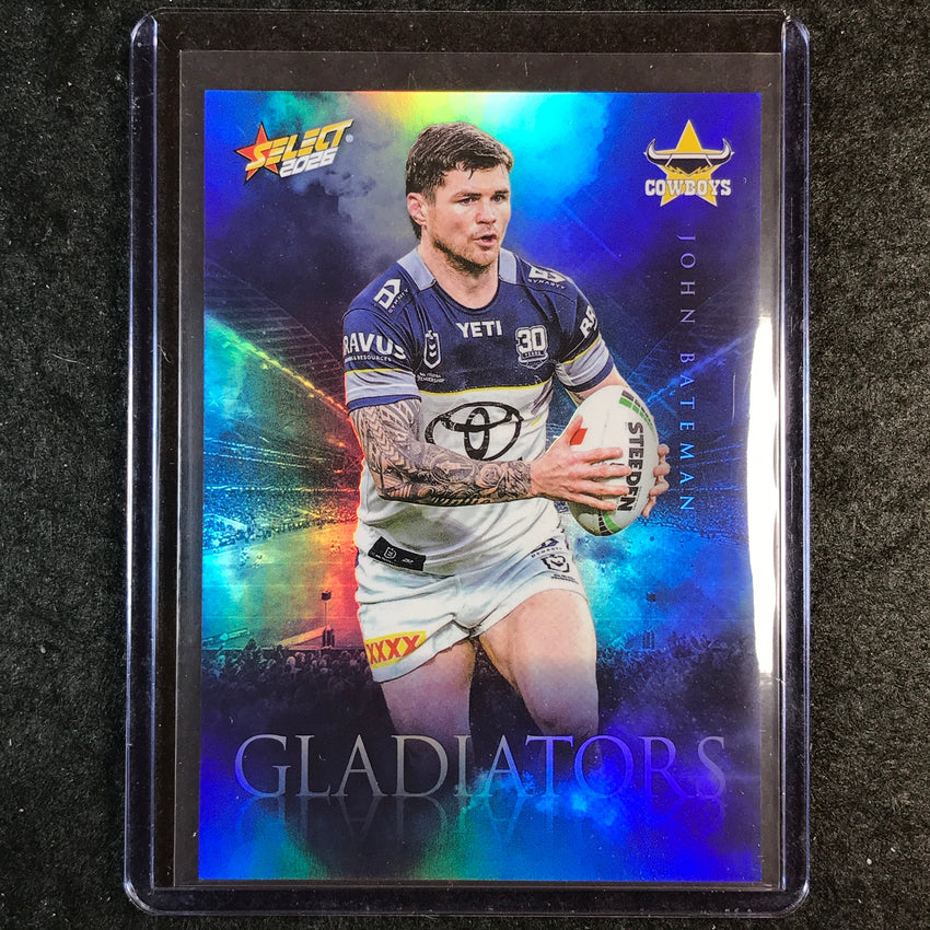 2026 Select NRL League Heroes JOHN BATEMAN Gladiators 189/599 #G82