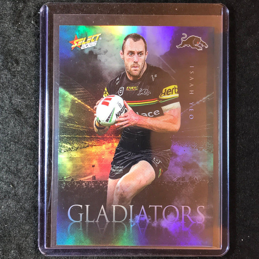 2026 Select NRL League Heroes ISAAH YEO Gladiators 416/599 #G108