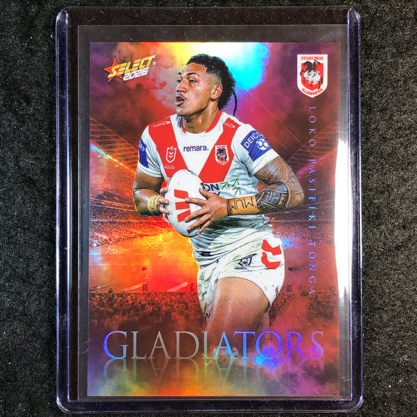 2026 Select NRL League Heroes LOKO PASIFIKI TONGA Gladiators 385/599 #G124