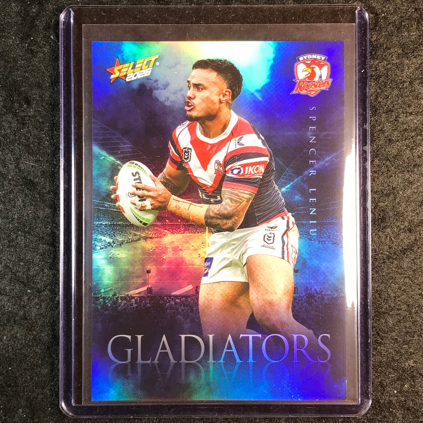 2026 Select NRL League Heroes SPENCER LENIU Gladiators 22/599 #G129
