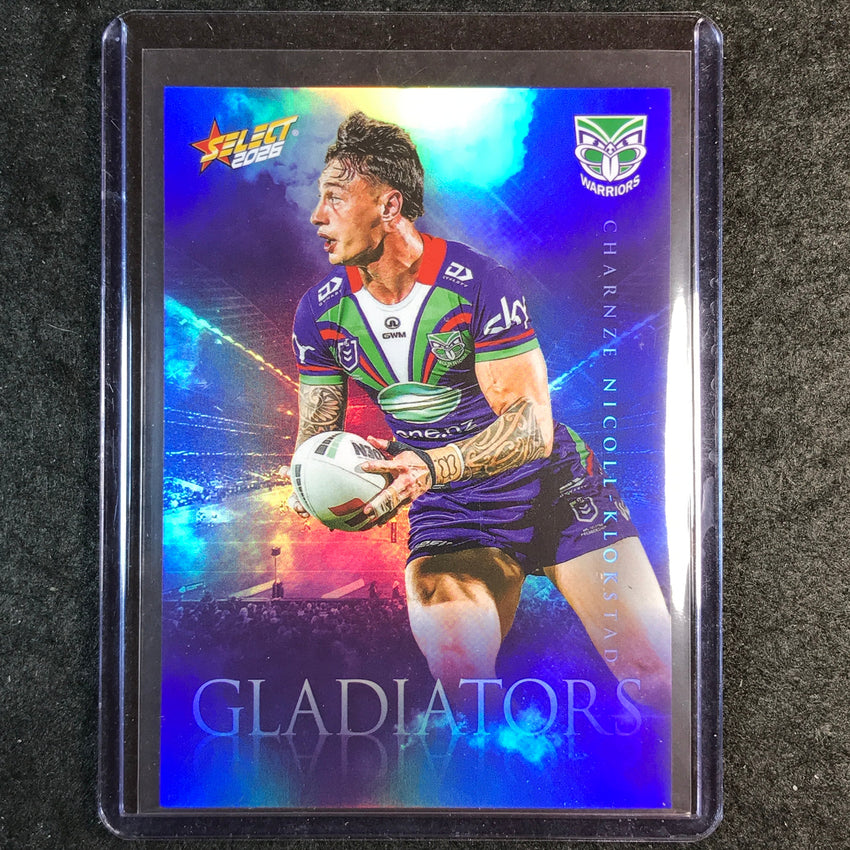 2026 Select NRL League Heroes CHARNZE NICOLL-KLOKSTAD Gladiators 568/599 #G142