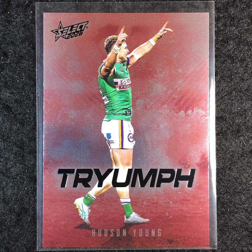 2026 Select NRL League Heroes HUDSON YOUNG Tryumph Red #TR10