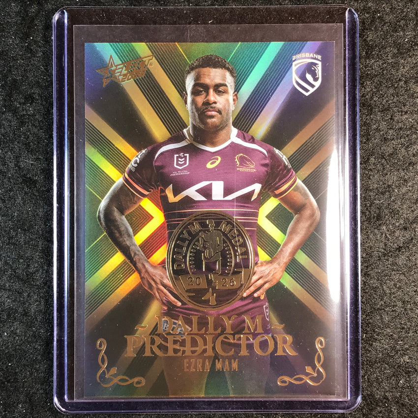 2026 Select NRL League Heroes EZRA MAM Dally M Predictor 175/270