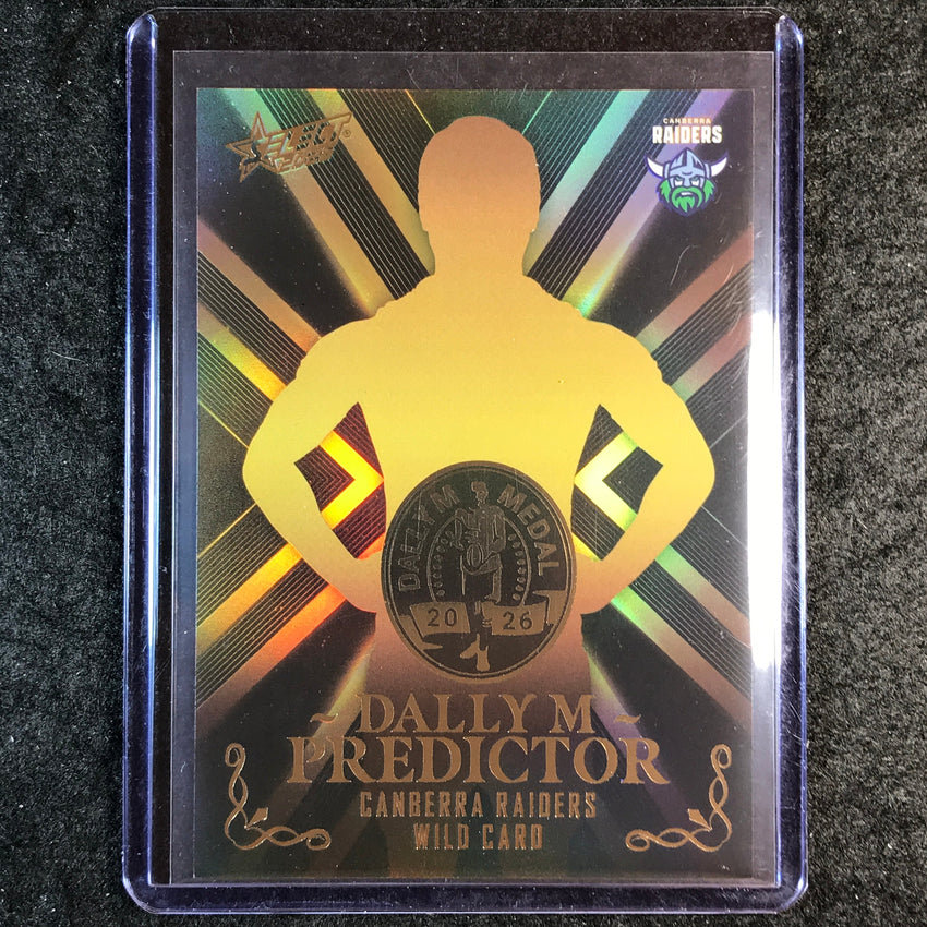 2026 Select NRL League Heroes CAMBERRA RAIDERS WILD CARD Dally M Predictor 002/270