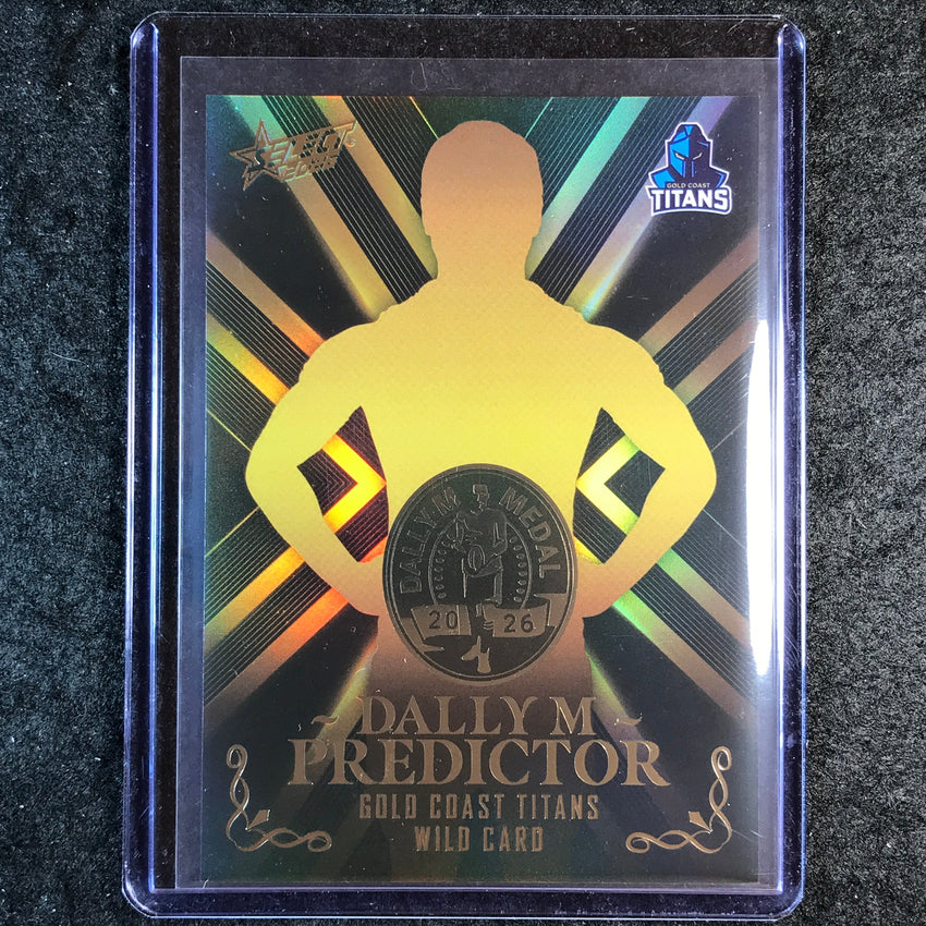 2026 Select NRL League Heroes TITANS WILD CARD Dally M Predictor 246/270