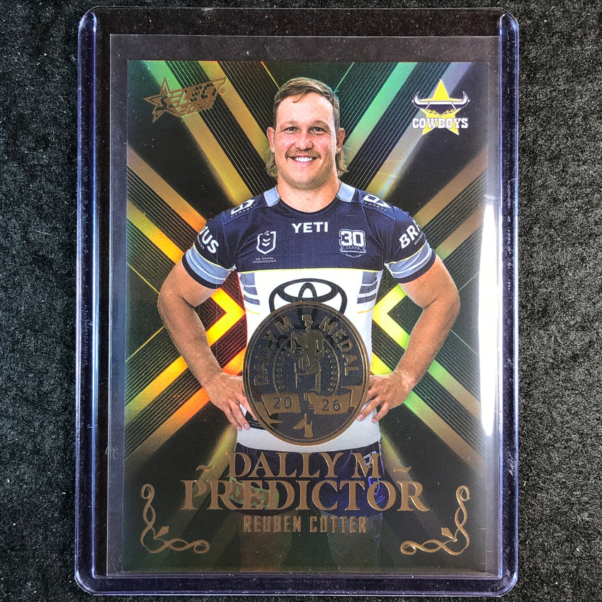 2026 Select NRL League Heroes REUBEN COTTER Dally M Predictor 108/270
