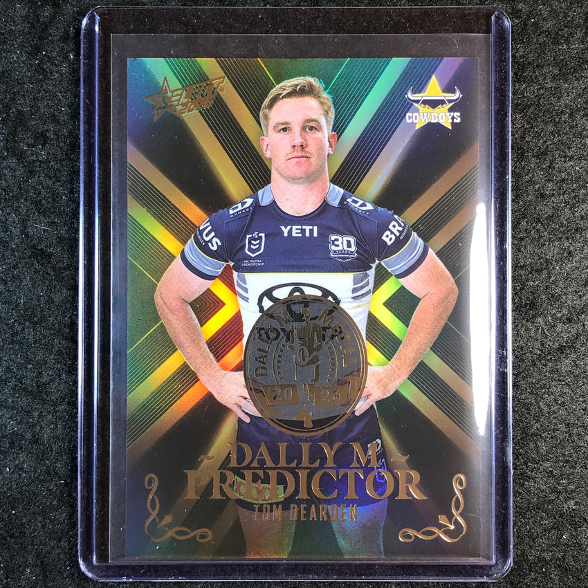 2026 Select NRL League Heroes TOM DEARDEN Dally M Predictor 66/270