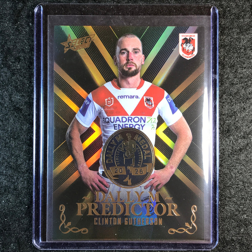 2026 Select NRL League Heroes CLINTON GUTHERSON Dally M Predictor 98/270