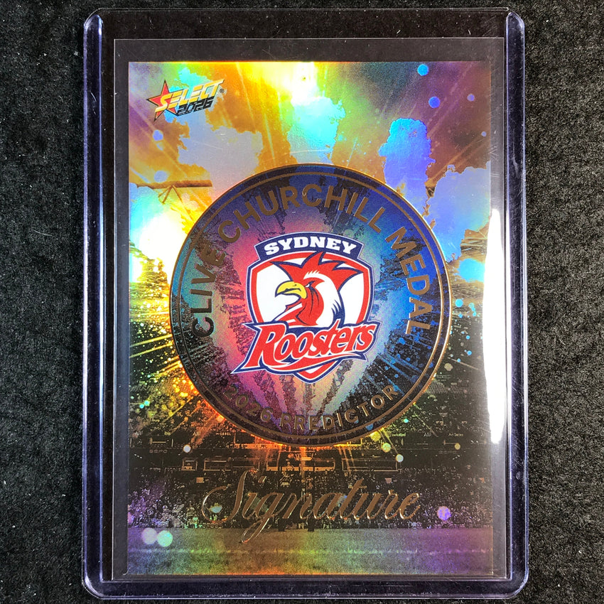 2026 Select NRL League Heroes ROOSTERS Churchill Medal Auto Predictor 183/230