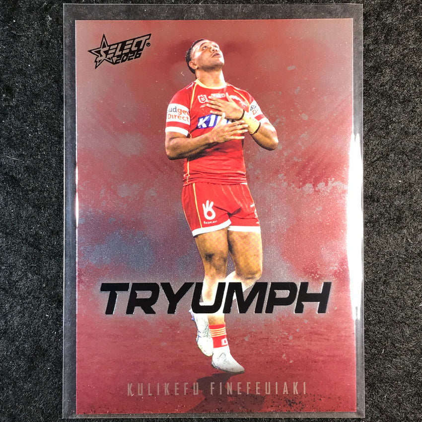 2026 Select NRL League Heroes KULIKEFU FINEFEUIAKI Tryumph Red #TR26