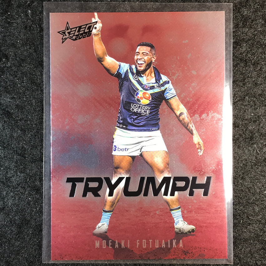 2026 Select NRL League Heroes MOEAKI FOTUAIKA Tryumph Red #TR33