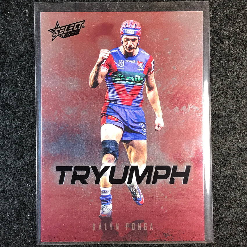 2026 Select NRL League Heroes KALYN PONGA Tryumph Red #TR51