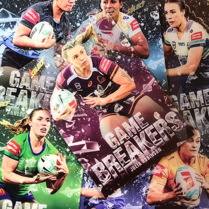 2026 Select NRL League Heroes ANESSA BIDDLE Game Breakers NRWL #GB143