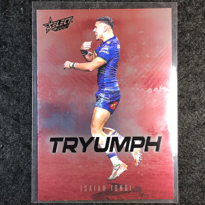2026 Select NRL League Heroes ISAIAH IONGI Tryumph Red #TR61