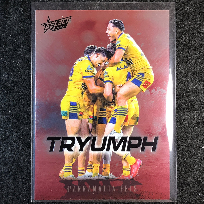2026 Select NRL League Heroes PARRAMATTA EELS TEAM Tryumph Red #TR65