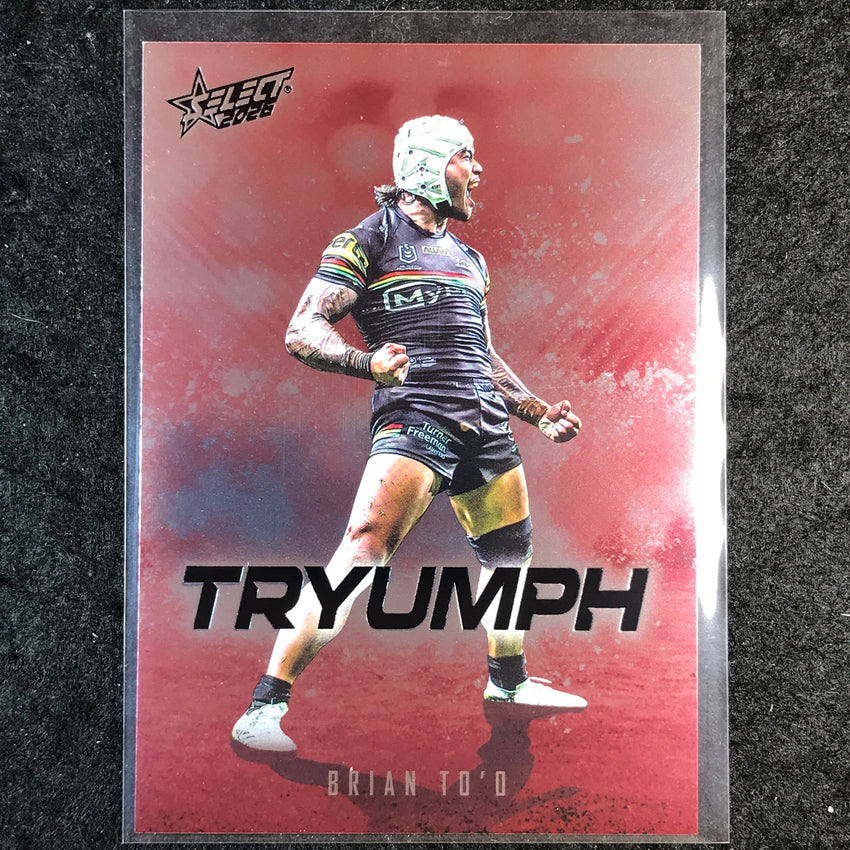 2026 Select NRL League Heroes BRIAN TO'O Tryumph Red #TR70