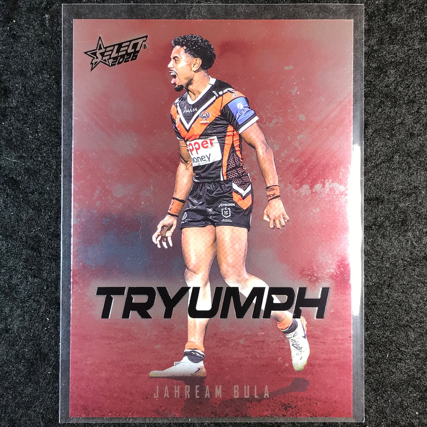 2026 Select NRL League Heroes JAHREAM BULA Tryumph Red #TR97