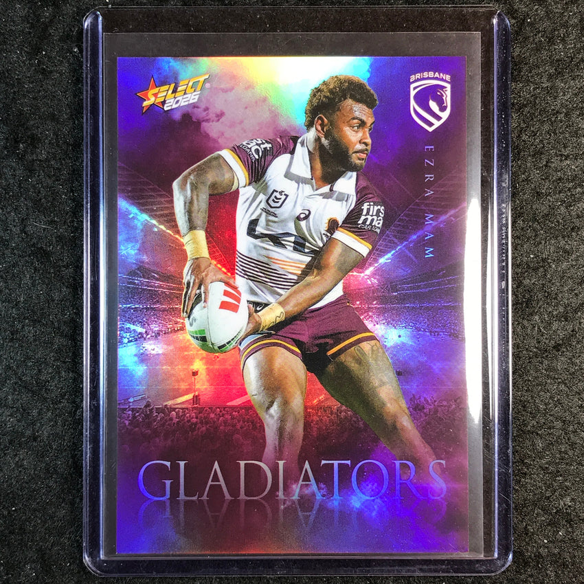2026 Select NRL League Heroes EZRA MAM Gladiators 579/599 #G4
