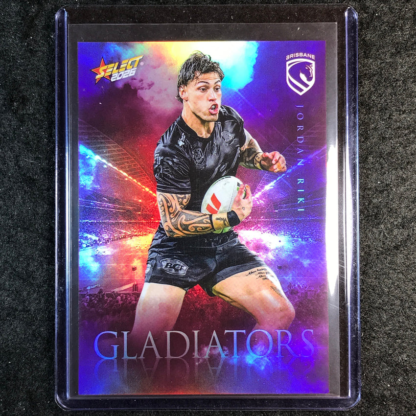 2026 Select NRL League Heroes JORDAN RIKI Gladiators 576/599 #G6