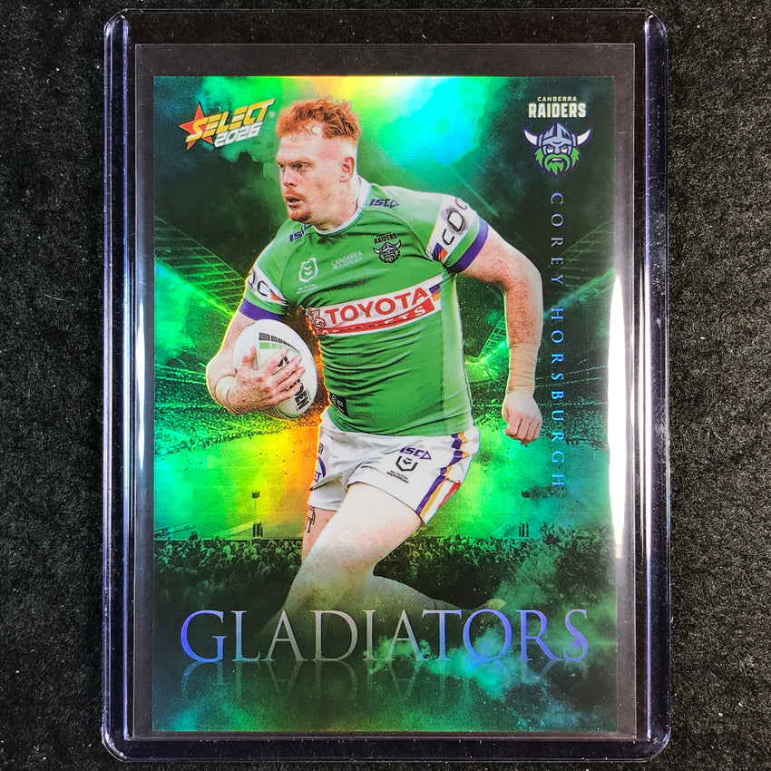 2026 Select NRL League Heroes COREY HORSBURGH Gladiators 504/599 #G10