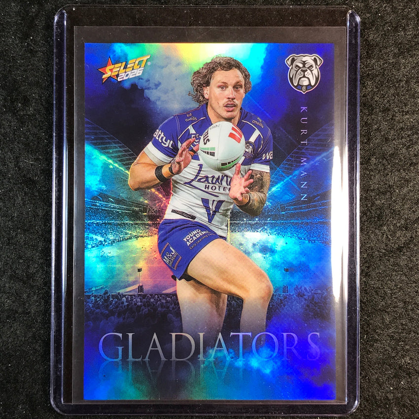 2026 Select NRL League Heroes KURT MANN Gladiators 250/599 #G25
